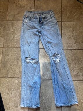 Strigid Light Blue Distressed Women’s Jeans
